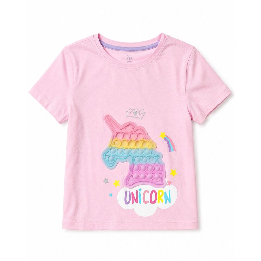 Girl's Unicorn Pop It T Shirt